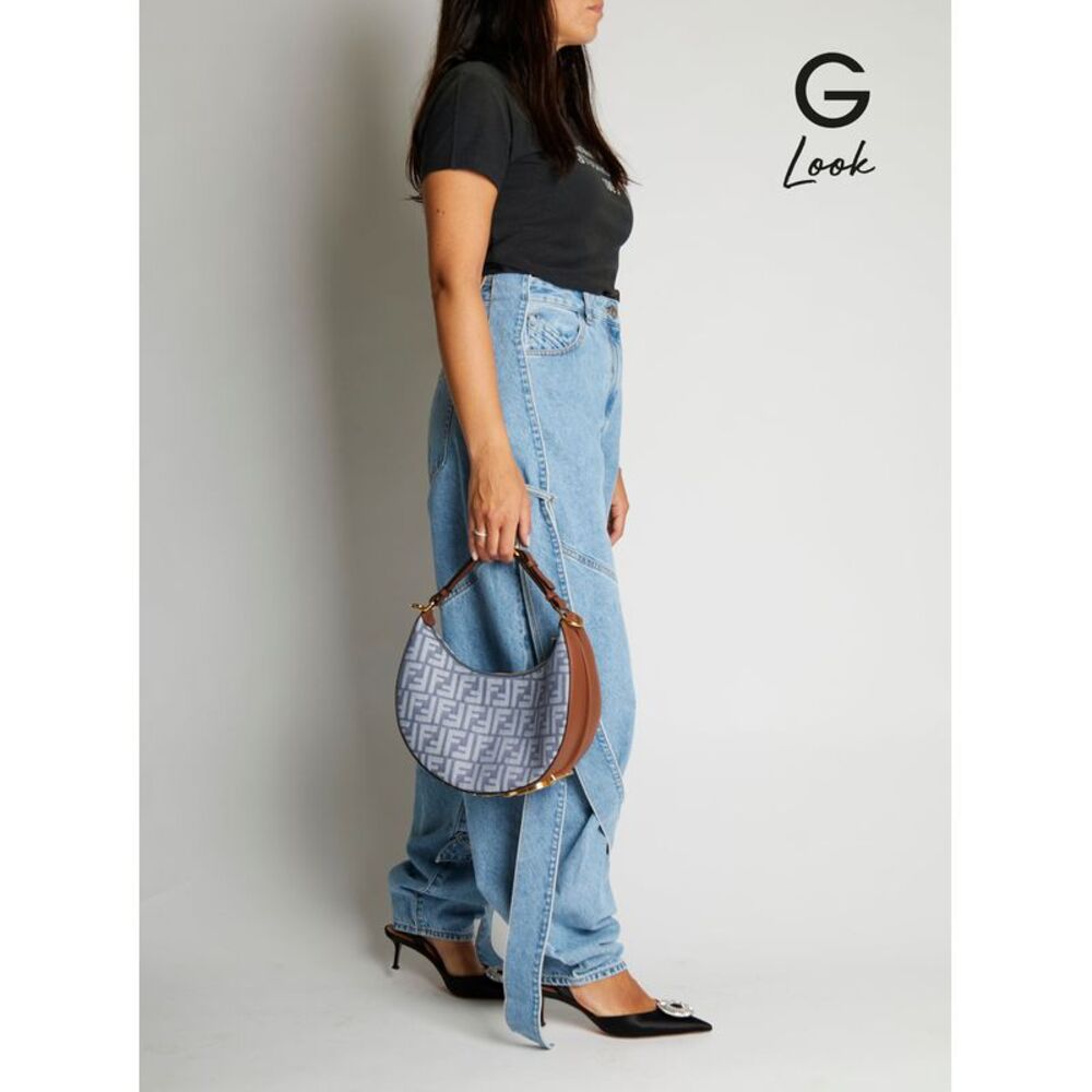Fendi Women Fendigraphy Denim Embroidrey - Picture 6 of 6